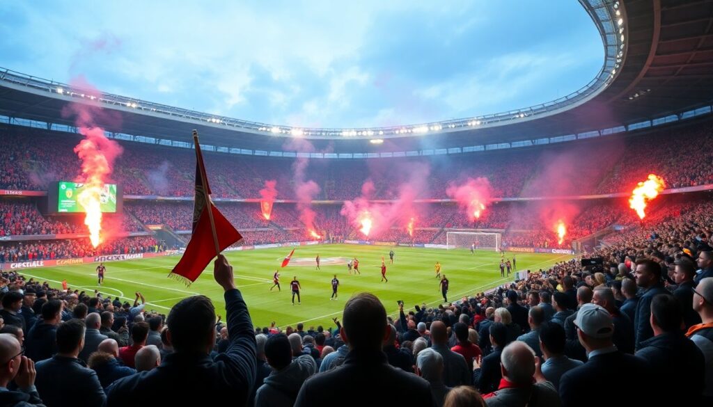 Взаимоотношения клуба с болельщиками в разные эпохи - иллюстрация