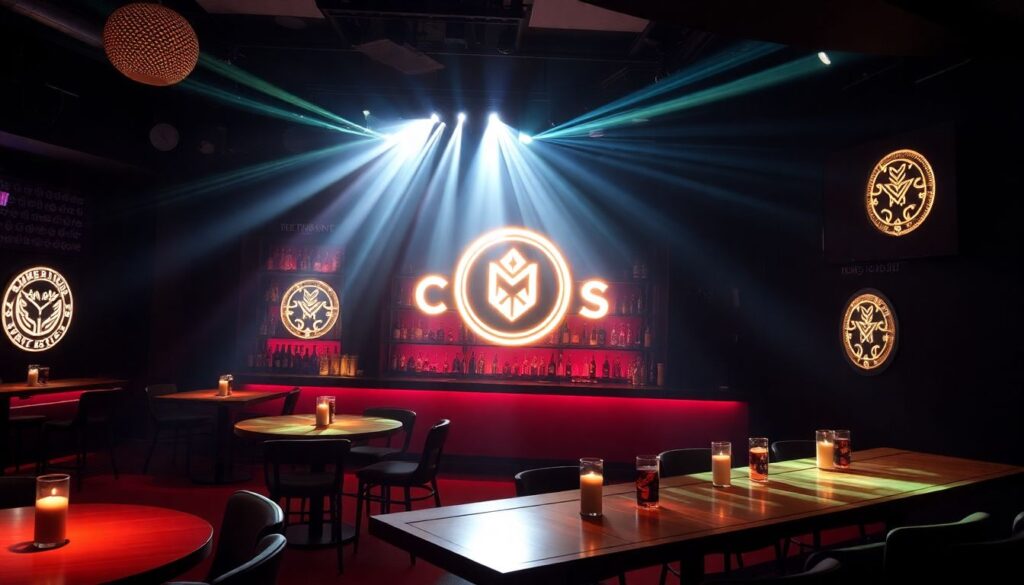 История маркетинга клуба и его фирменного образа - иллюстрация