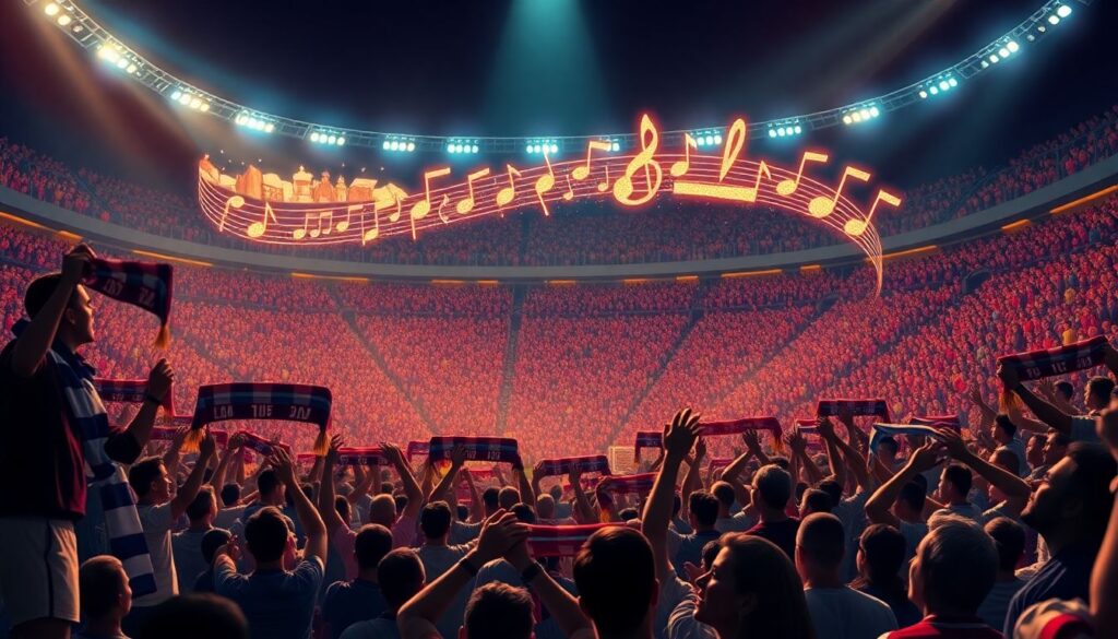 История гимна клуба и его влияние на болельщиков - иллюстрация