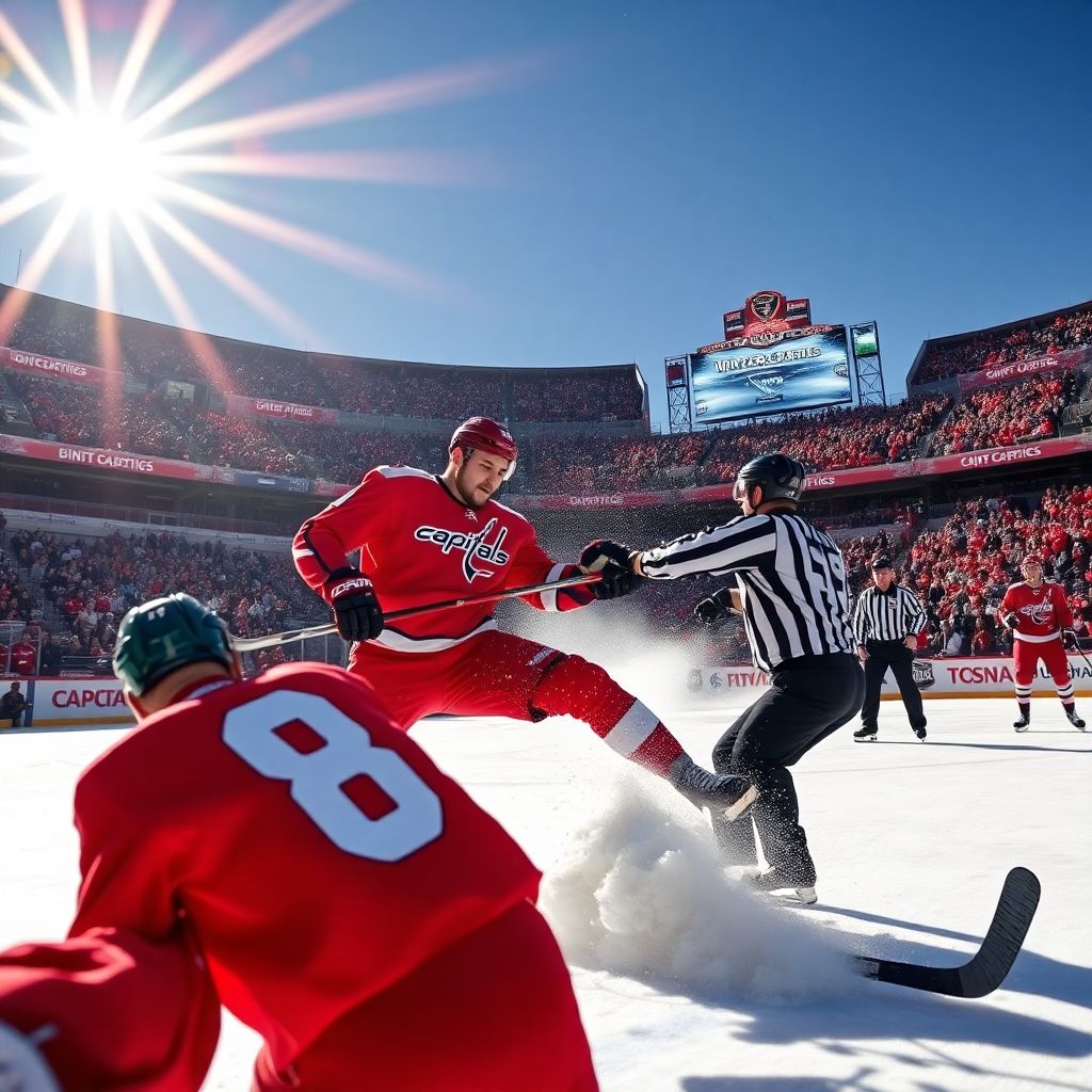 Судья впечатал Овечкина в лёд: безумие Зимней классики и триумф Вашингтона
