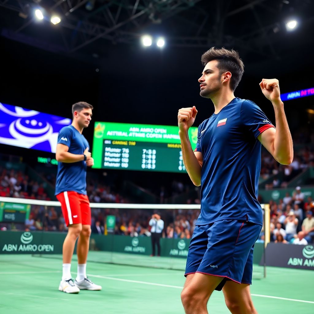 Хачанов вылетел во втором круге Abn Amro open в Роттердаме