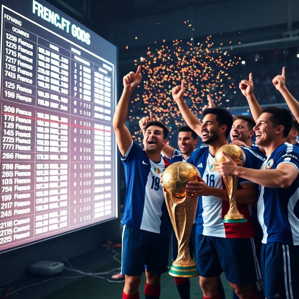 Opta повысила шансы Франции на победу на чемпионате мира‑2026